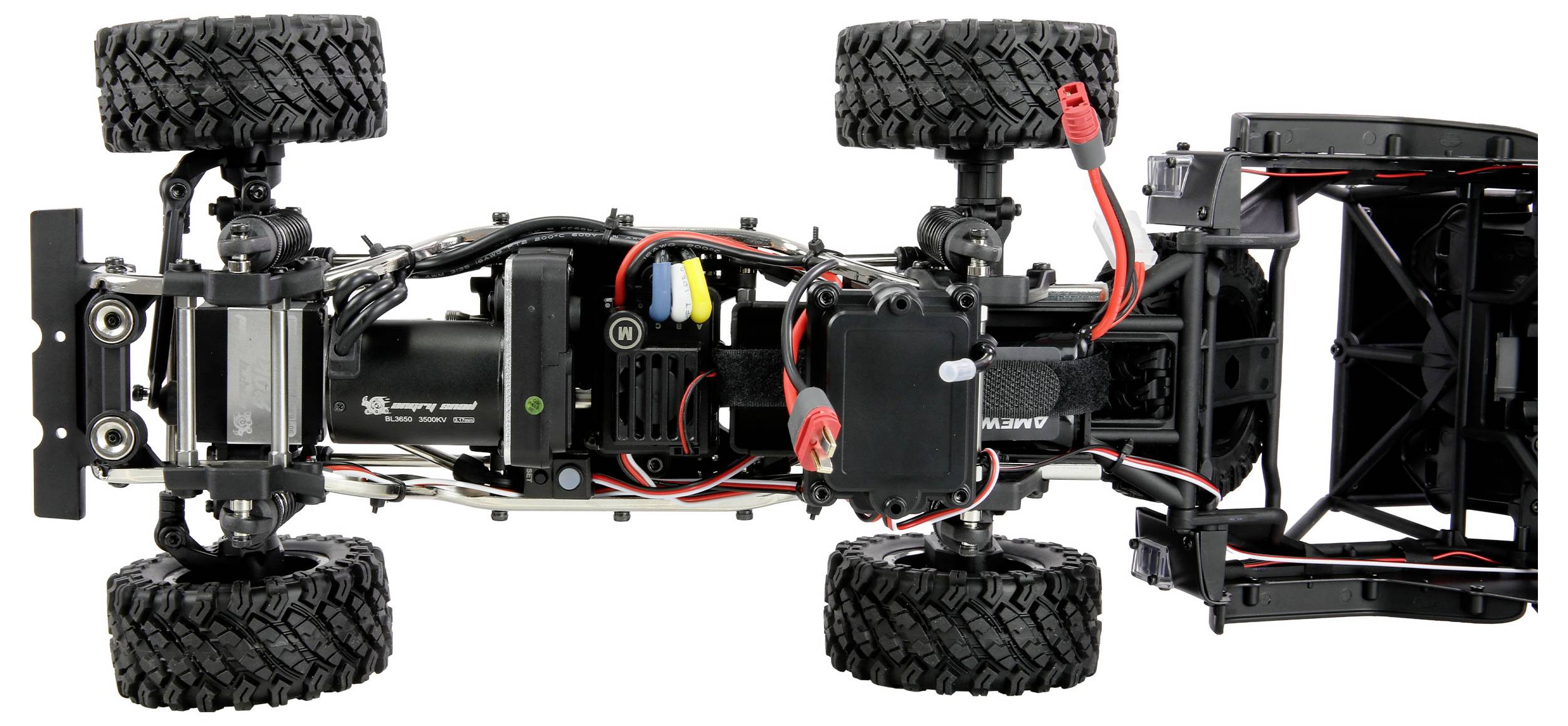 Amewi Hyper Go SC Scale Crawler Bezszczotkowy 1:12 Samochód RC dla początkujących Elektryczny Crawler RtR 2,4 GHz z efek-5