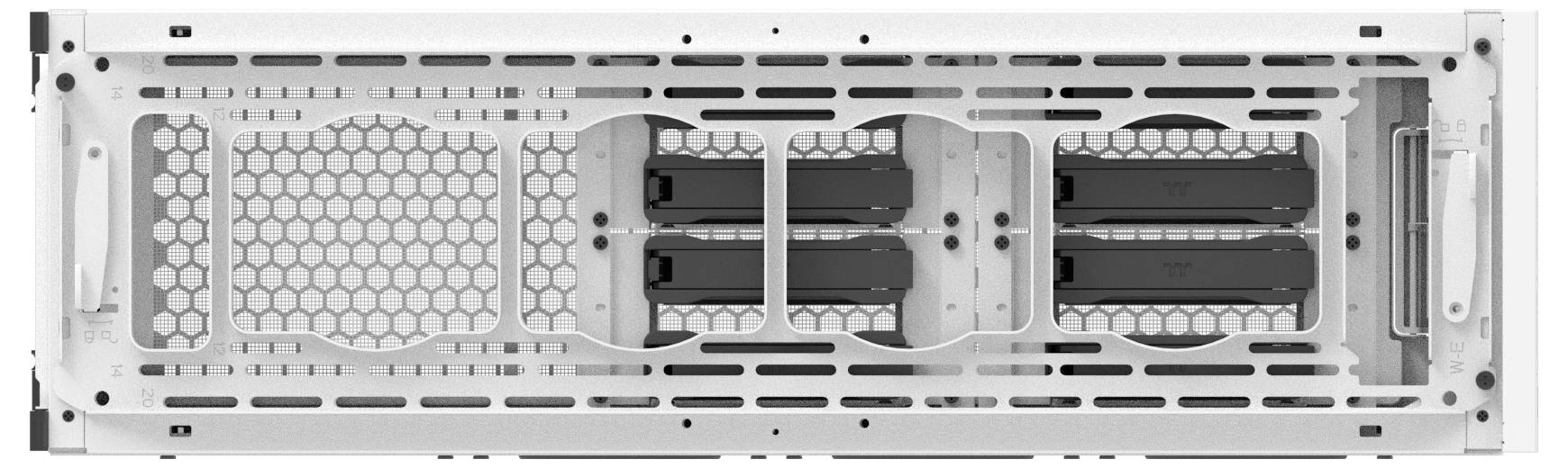 Thermaltake AX100 Snow White Desktop Podstawa śnieżna biel-8