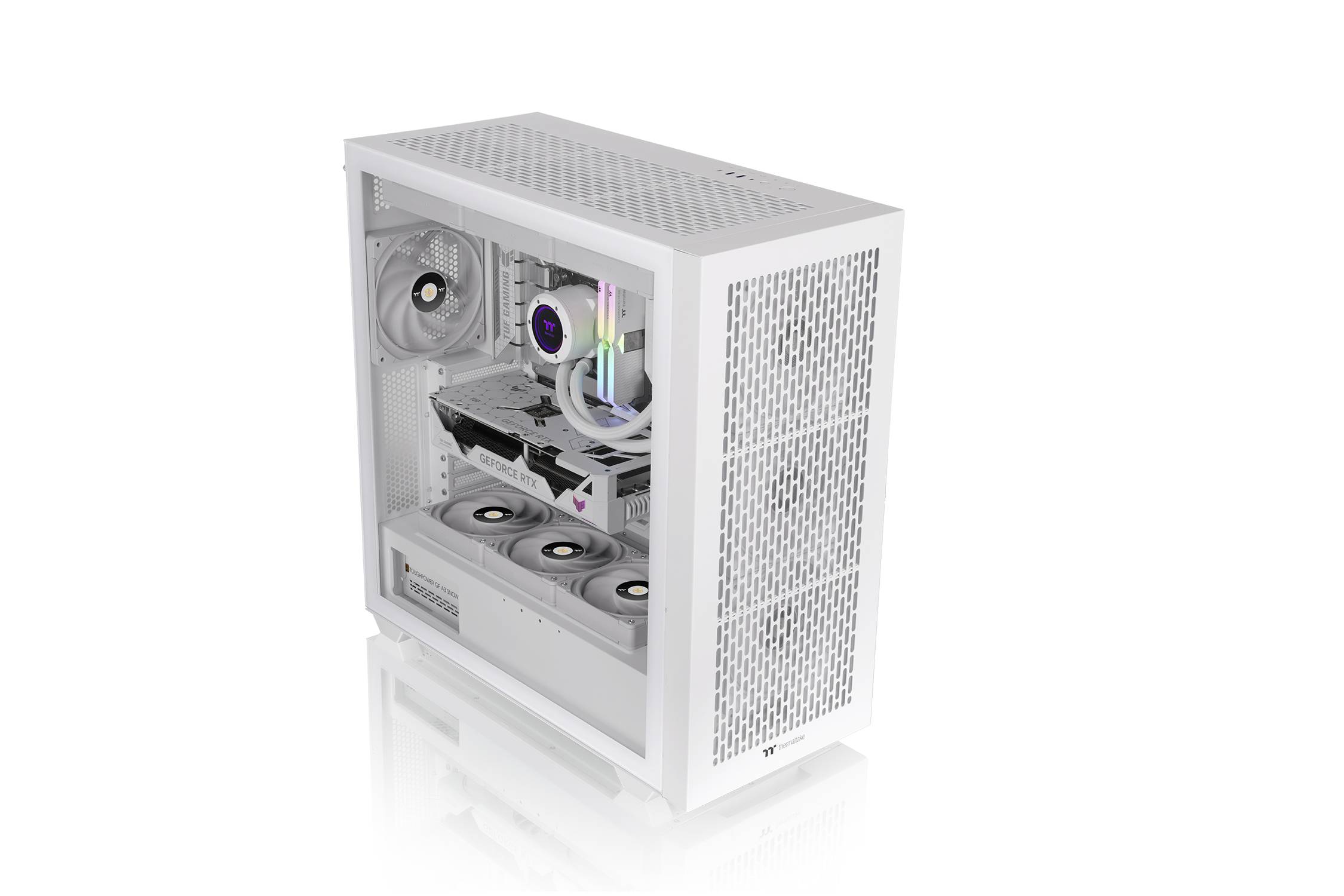 Thermaltake AX500 Snow White Full Tower Obudowa gamingowa śnieżna biel-21