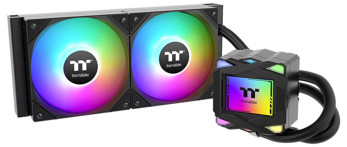 Chłodzenie wodne PC Thermaltake LA240 ARGB Sync All-In-One Liquid Cooler System Black-1