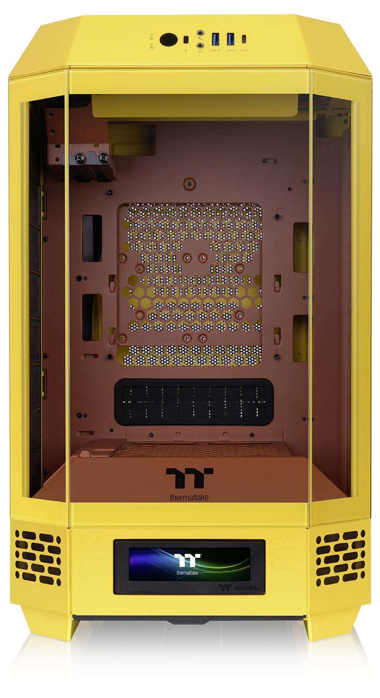 Thermaltake The Tower 250 Butter Caramel Mini Tower Obudowa gamingowa karmelowy-1