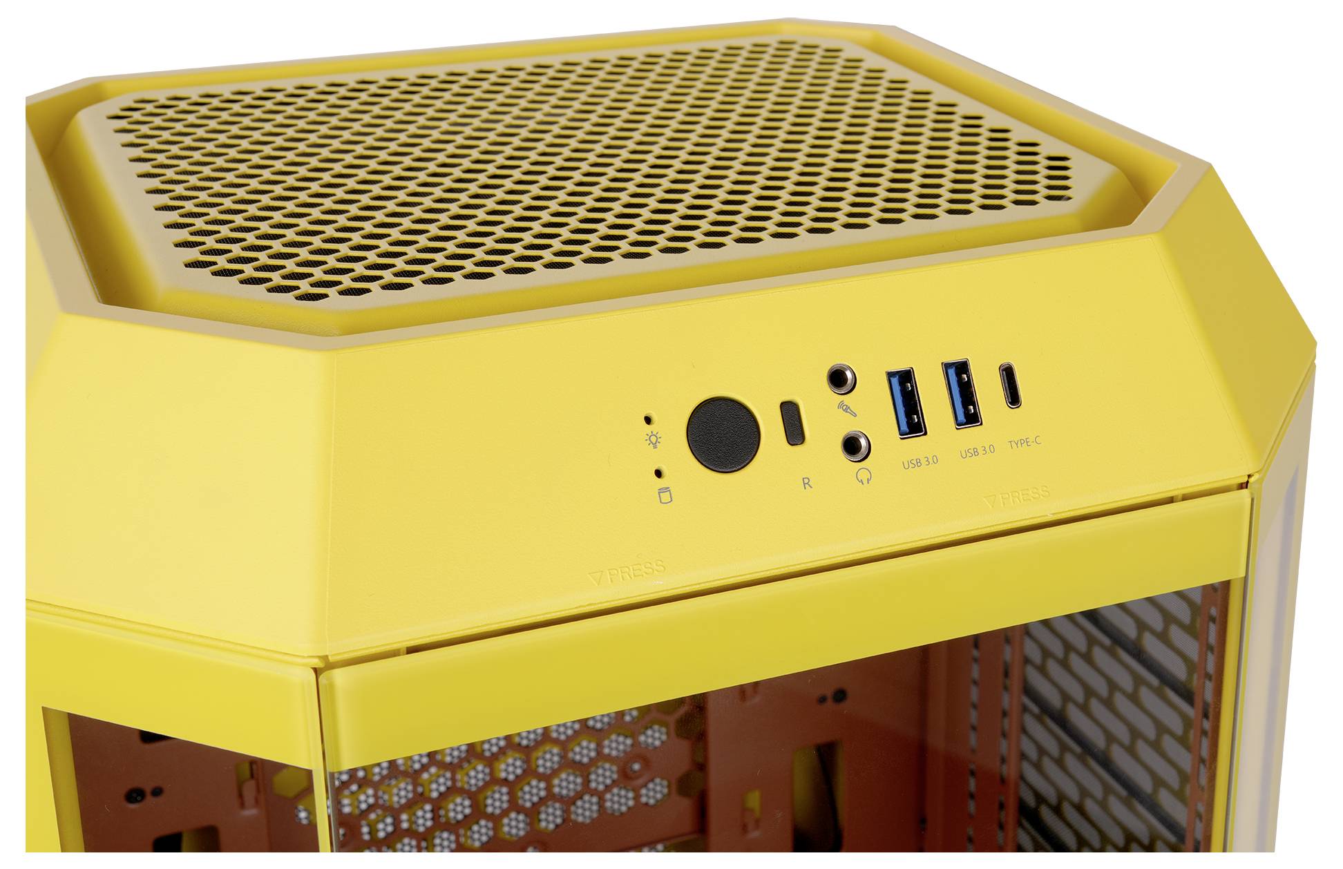 Thermaltake The Tower 250 Butter Caramel Mini Tower Obudowa gamingowa karmelowy-5