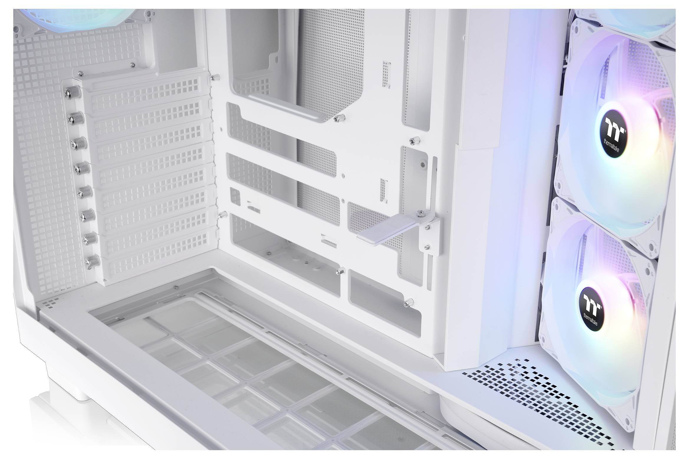 Thermaltake View 380 XL TG ARGB Snow White Midi Tower Obudowa do komputera śnieżna biel-5