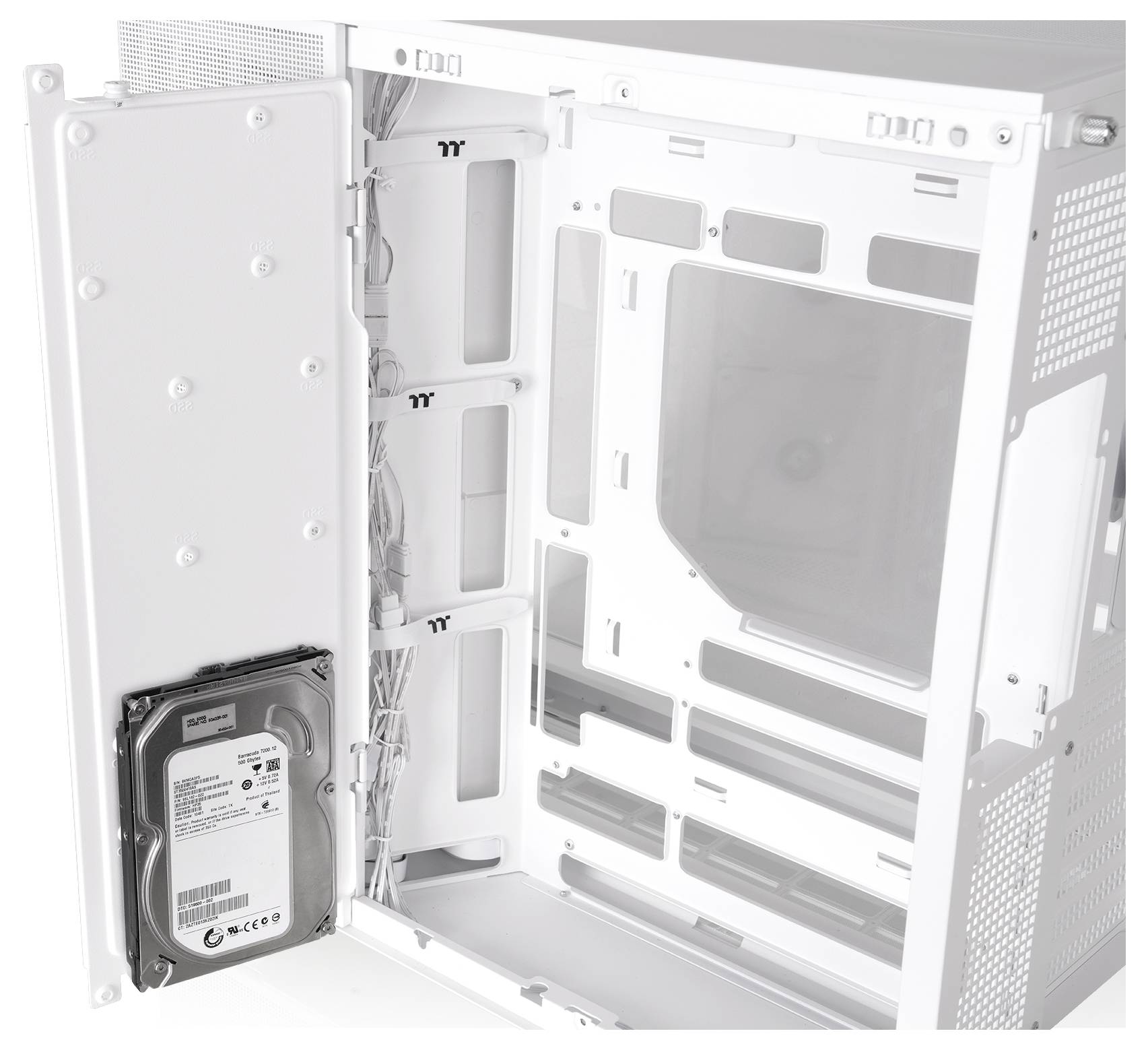 Thermaltake View 380 XL TG ARGB Snow White Midi Tower Obudowa do komputera śnieżna biel-8