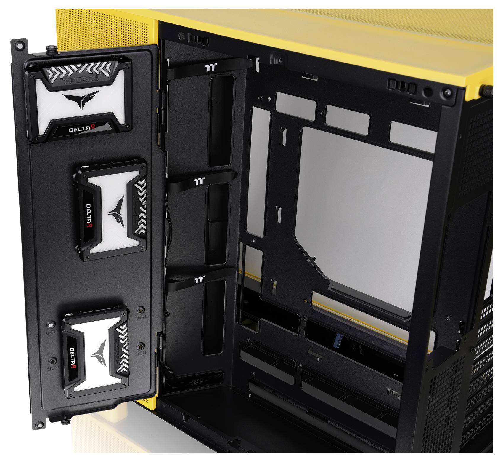 Thermaltake View 380 XL TG ARGB Bumblebee Midi Tower Obudowa do komputera żółty-4