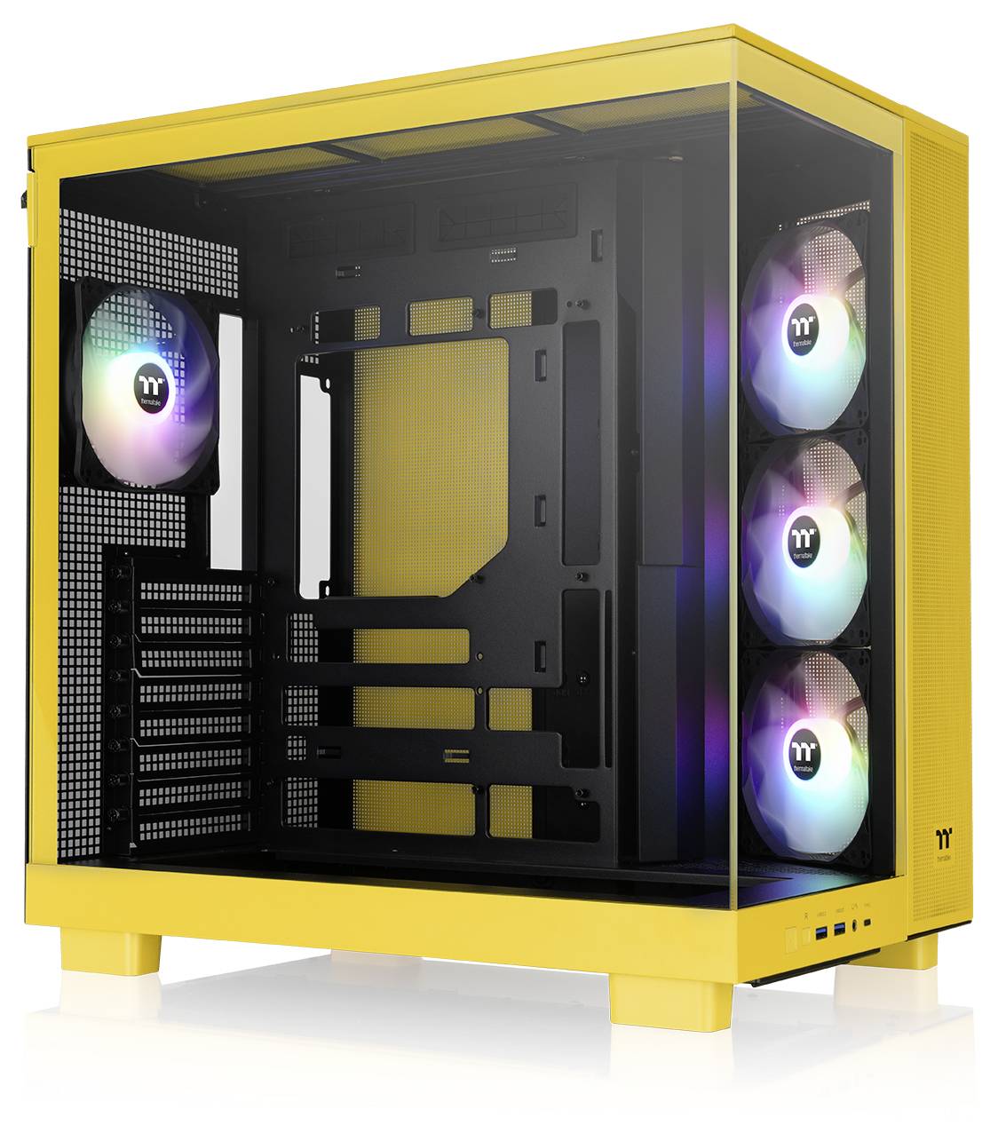 Thermaltake View 380 XL TG ARGB Bumblebee Midi Tower Obudowa do komputera żółty-8
