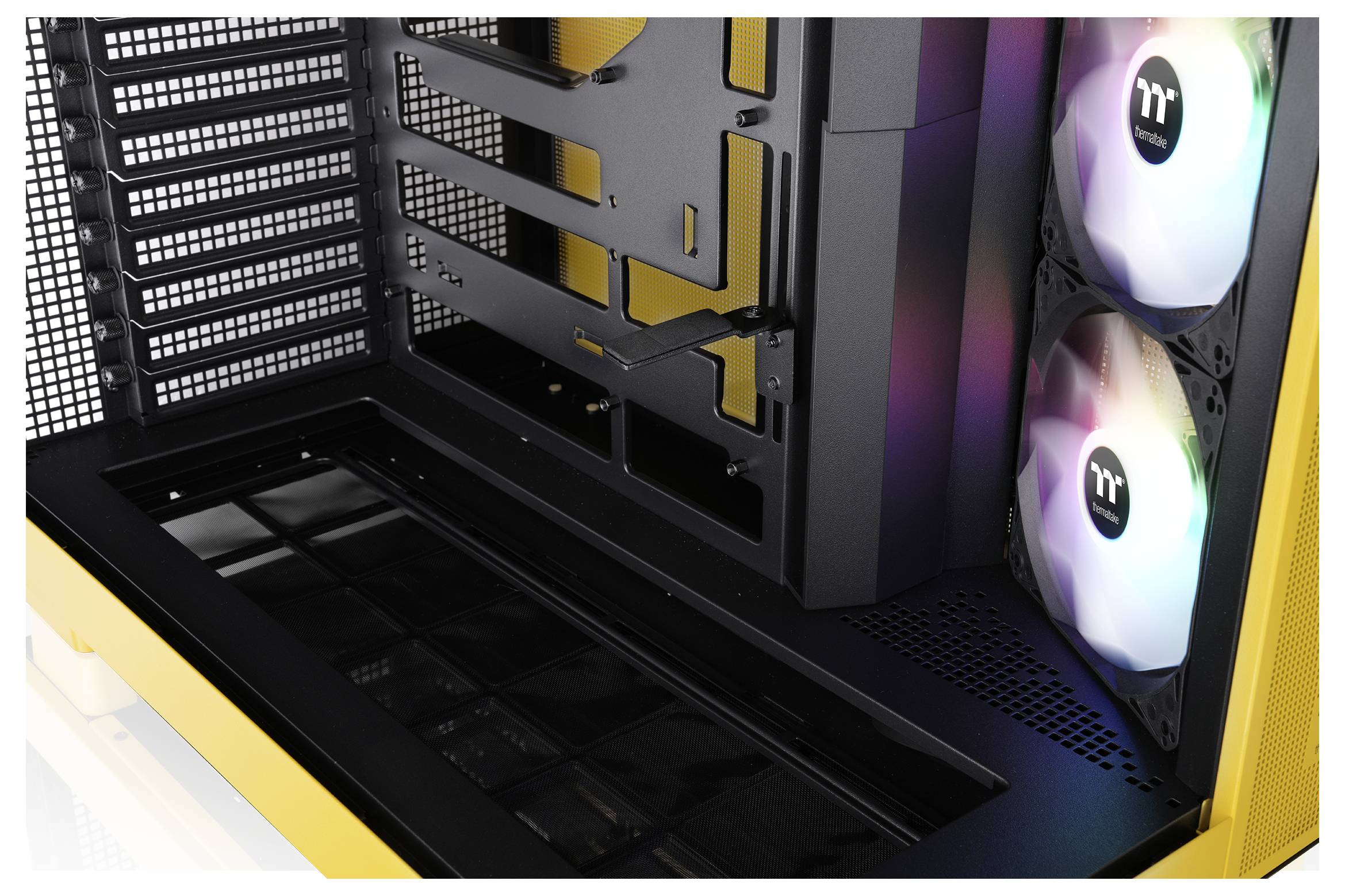 Thermaltake View 380 XL TG ARGB Bumblebee Midi Tower Obudowa do komputera żółty-13