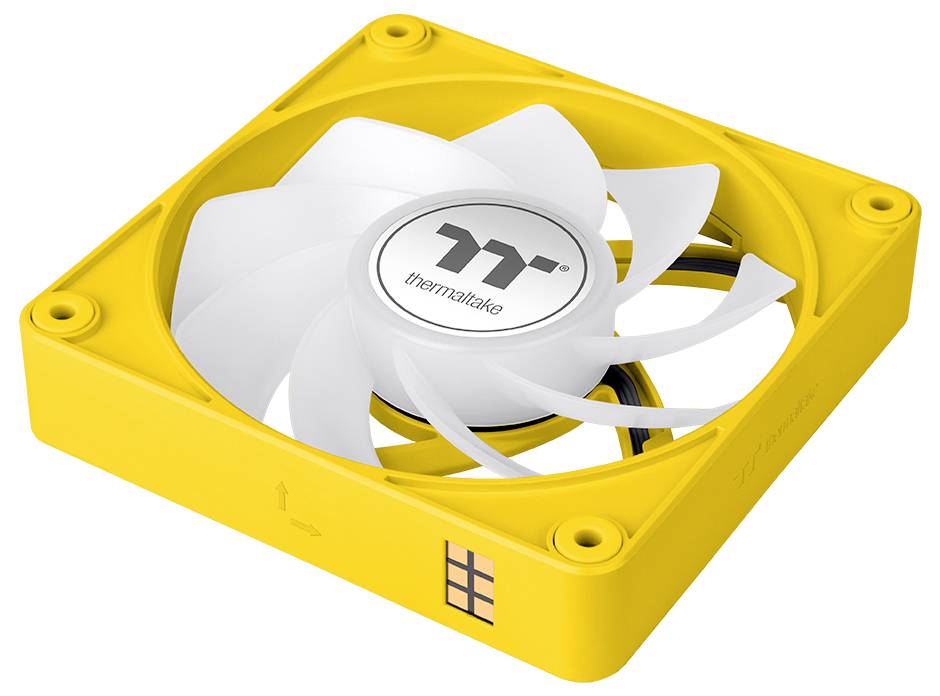 Thermaltake CT120 EX Reverse ARGB Sync PC Cooling Fan Bumblebee 3 Pack Wentylator do obudowy PC żółty (S x W x G) 120 x -10