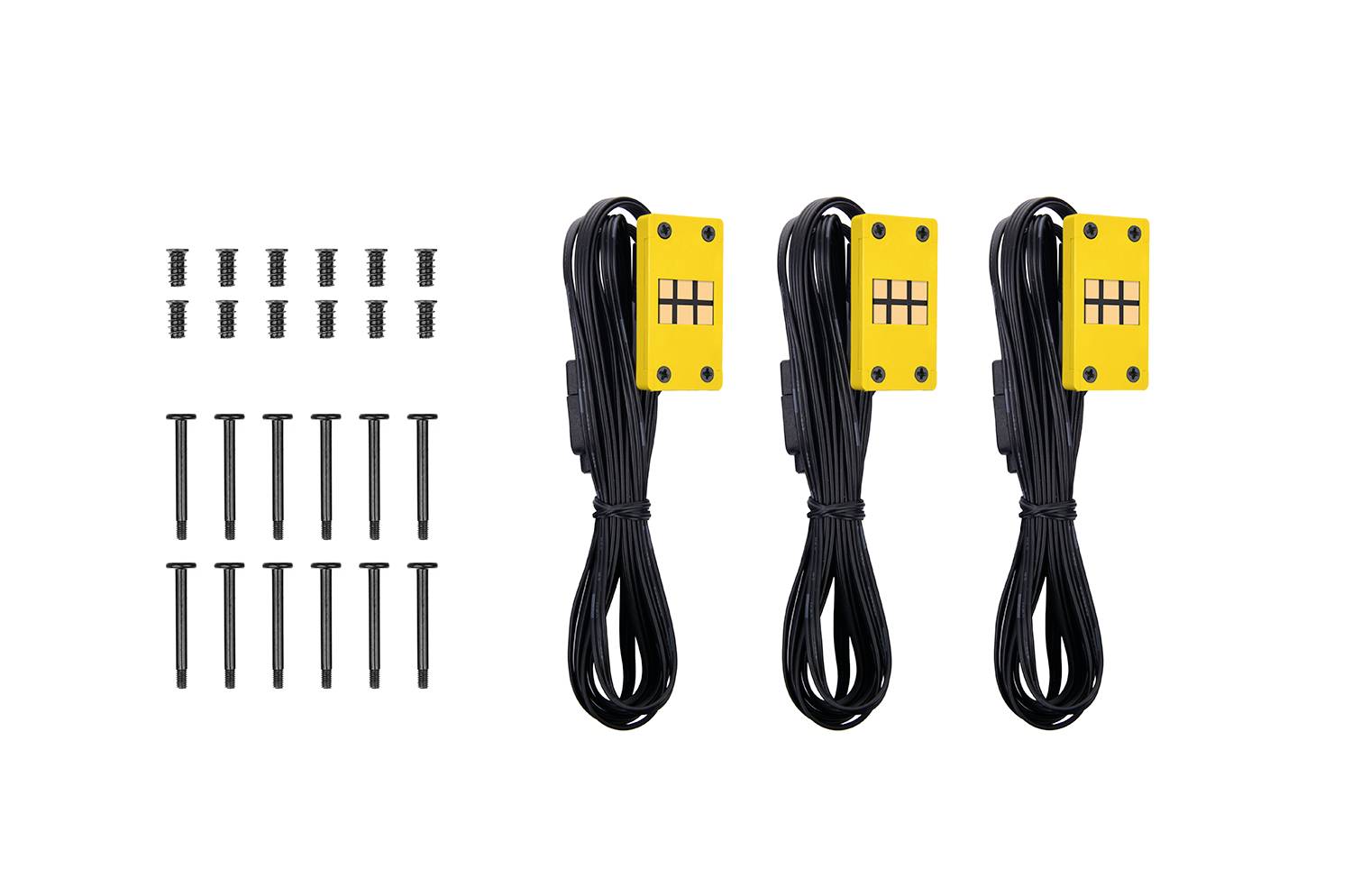 Thermaltake CT140 EX Reverse ARGB Sync PC Cooling Fan Bumblebee 3 Pack Wentylator do obudowy PC żółty (S x W x G) 120 x -18