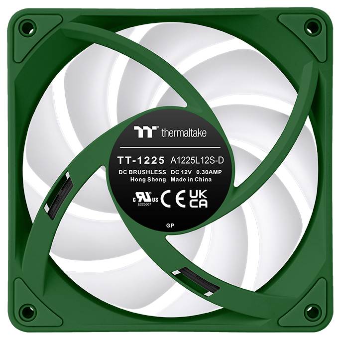 Thermaltake CT120 EX Reverse ARGB Sync PC Cooling Fan Racing Green 3 Pack Wentylator do obudowy PC zielony (S x W x G) 1-7