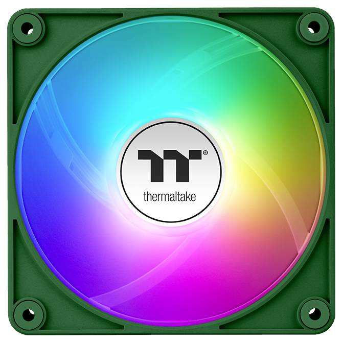 Thermaltake CT140 EX Reverse ARGB Sync PC Cooling Fan Racing Green 3 Pack Wentylator do obudowy PC zielony (S x W x G) 1-1