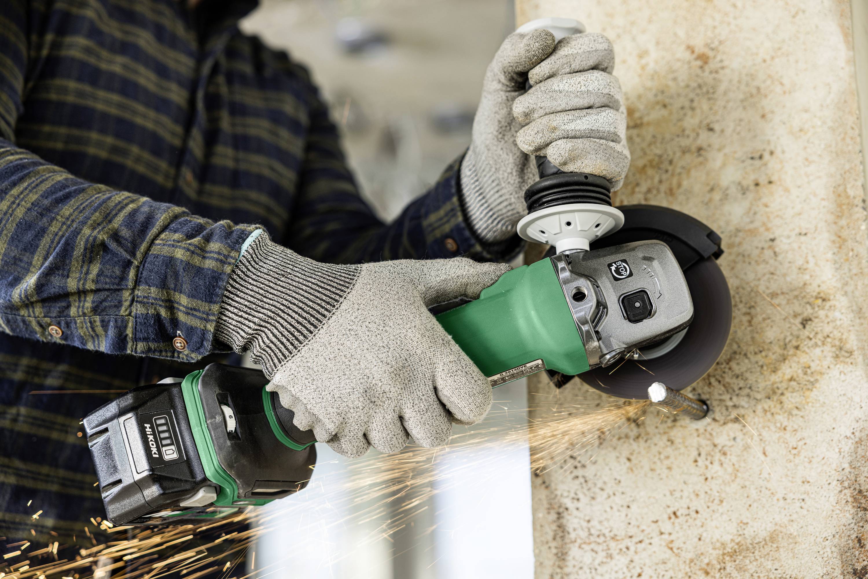 Akumulatorowa szlifierka kątowa HiKOKI G3613DVEW2Z 1500 W-7