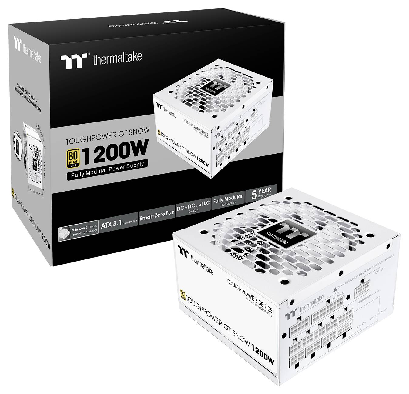 Thermaltake Toughpower GT Snow 1200W Zasilacz do komputera 1200 W ATX-12