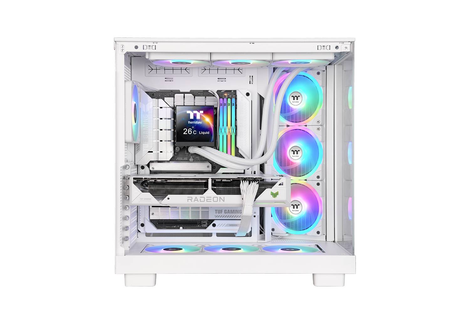 Radiator z wentylatorem na procesor Thermaltake MAGFloe 360 Ultra Snow Edition All-In-One Liquid Cooler White-9
