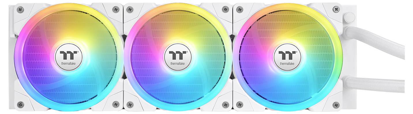 Radiator z wentylatorem na procesor Thermaltake MAGFloe 420 Ultra Snow Edition All-In-One Liquid Cooler White-1