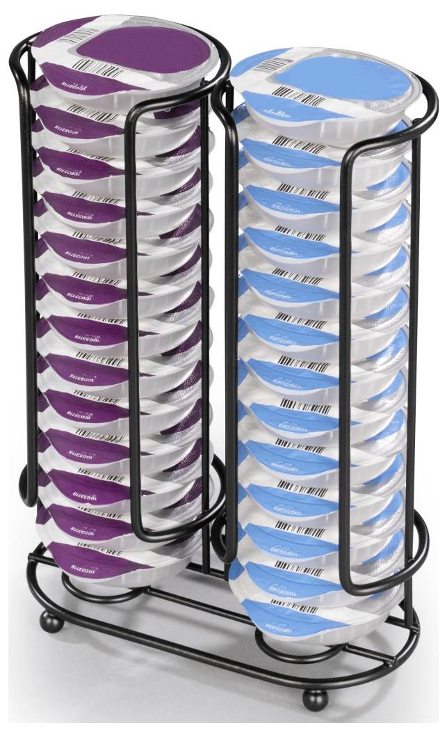 Xavax Kaffee-Kapselständer für Tassimo, Halter für 26 Kapseln, Schwarz-matt 00111269 Uchwyt na kapsułki na kawy do Tassi-1