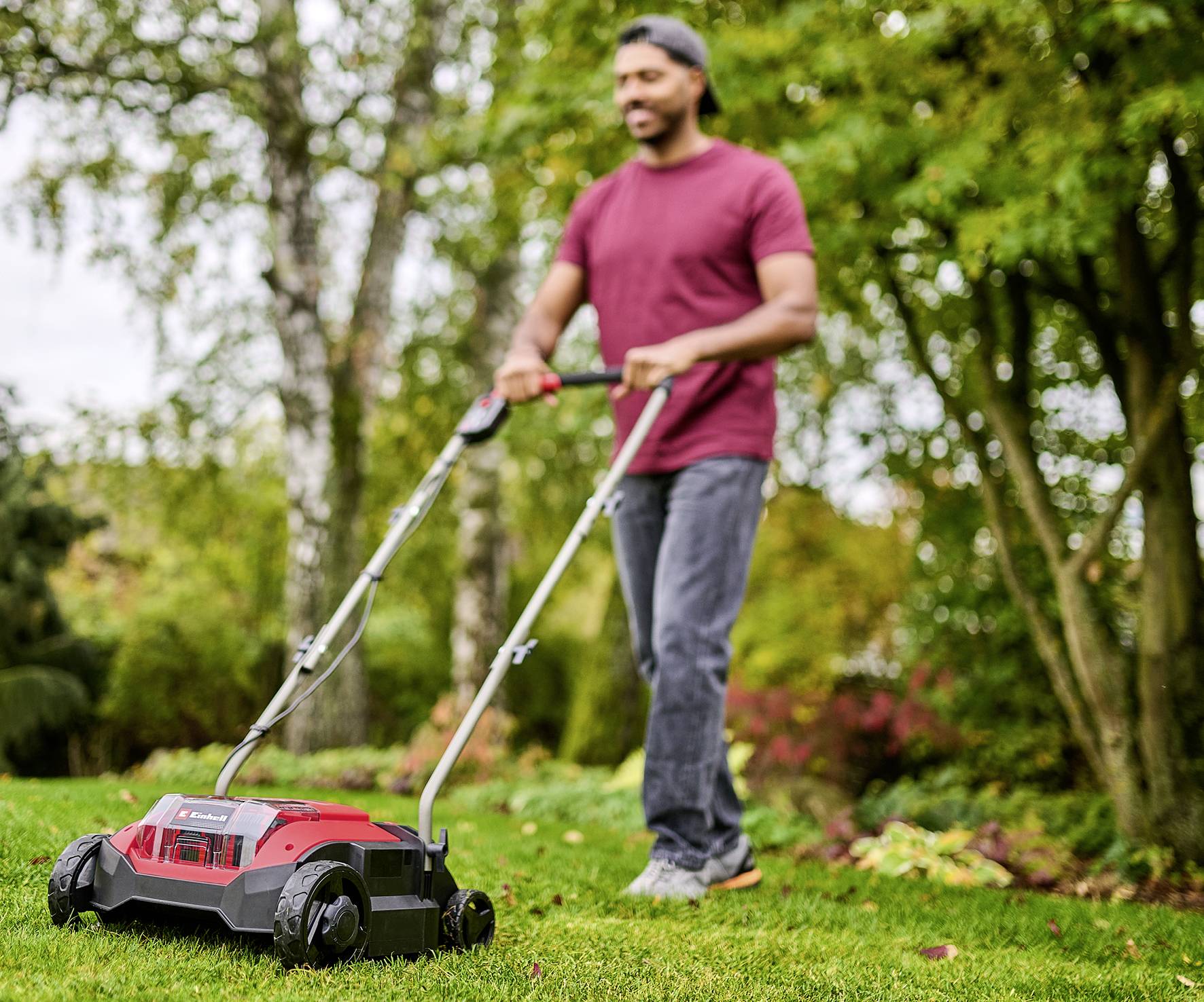 Аератор для газону Einhell GC-SC 18/28 DS Li-Solo