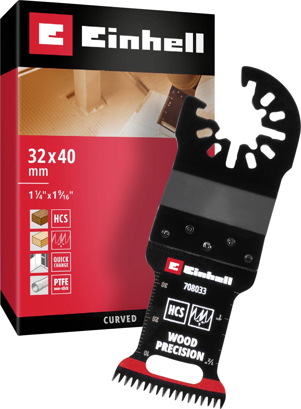 Лезо для мультиінструмента Einhell HCS Japanz., 32 мм 708033 1 шт.