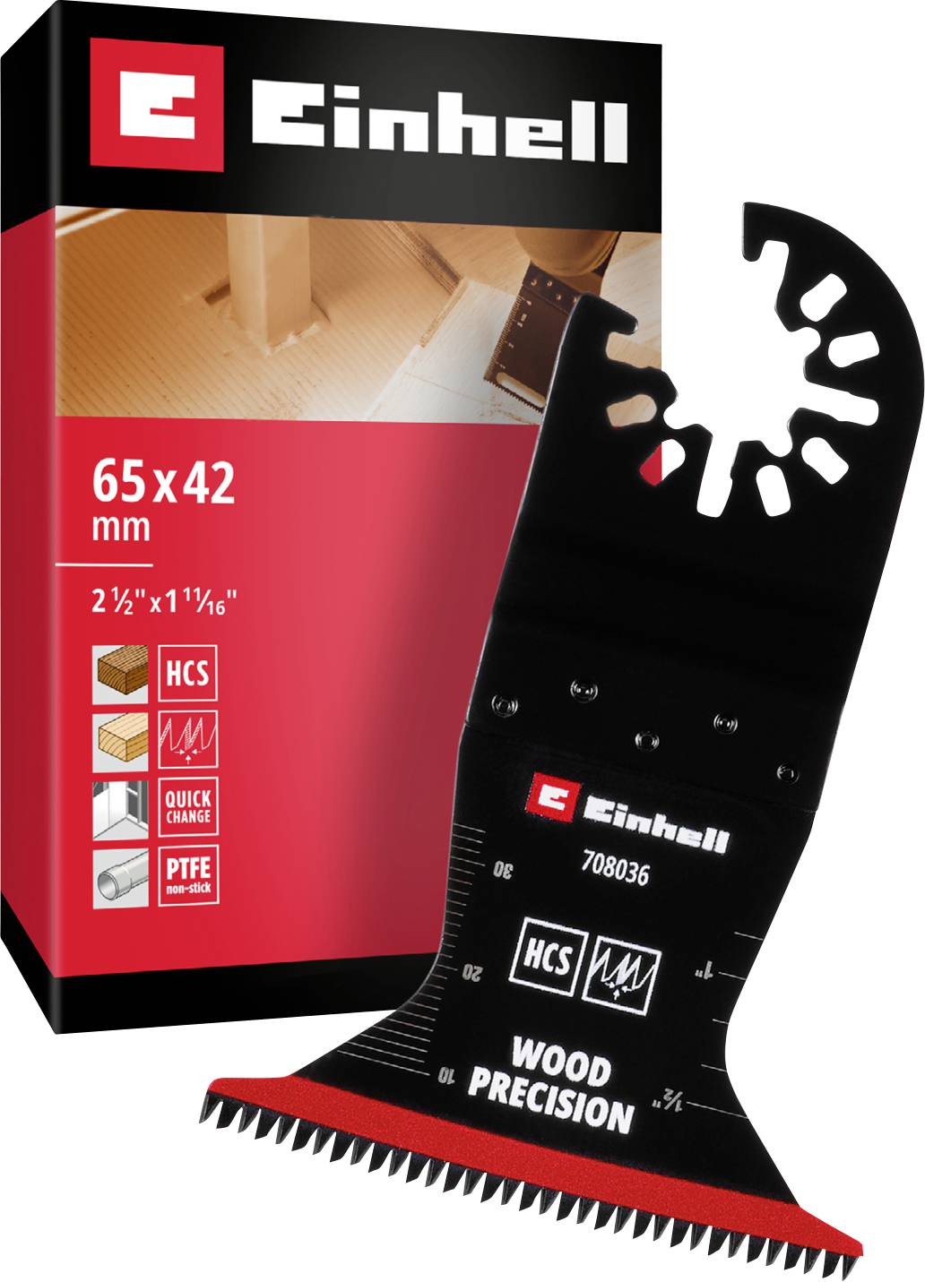 Лезо для мультиінструмента Einhell HCS Japanz., 65 мм 708036 1 шт.