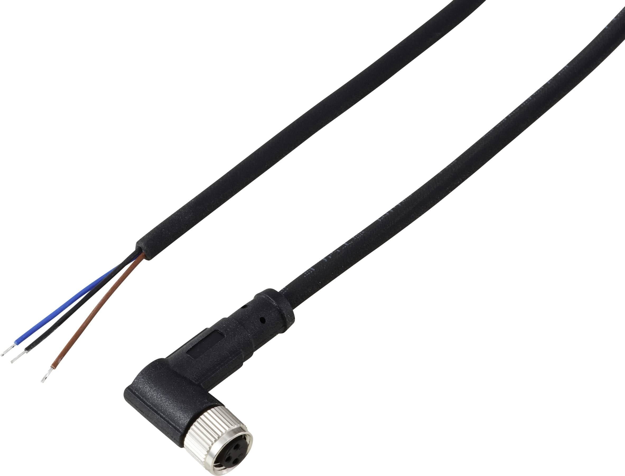 Соединительный кабель TRU COMPONENTS TC-13748760, количество контактов: 3, длина кабеля: 2 м, длина кабеля: 1 шт.