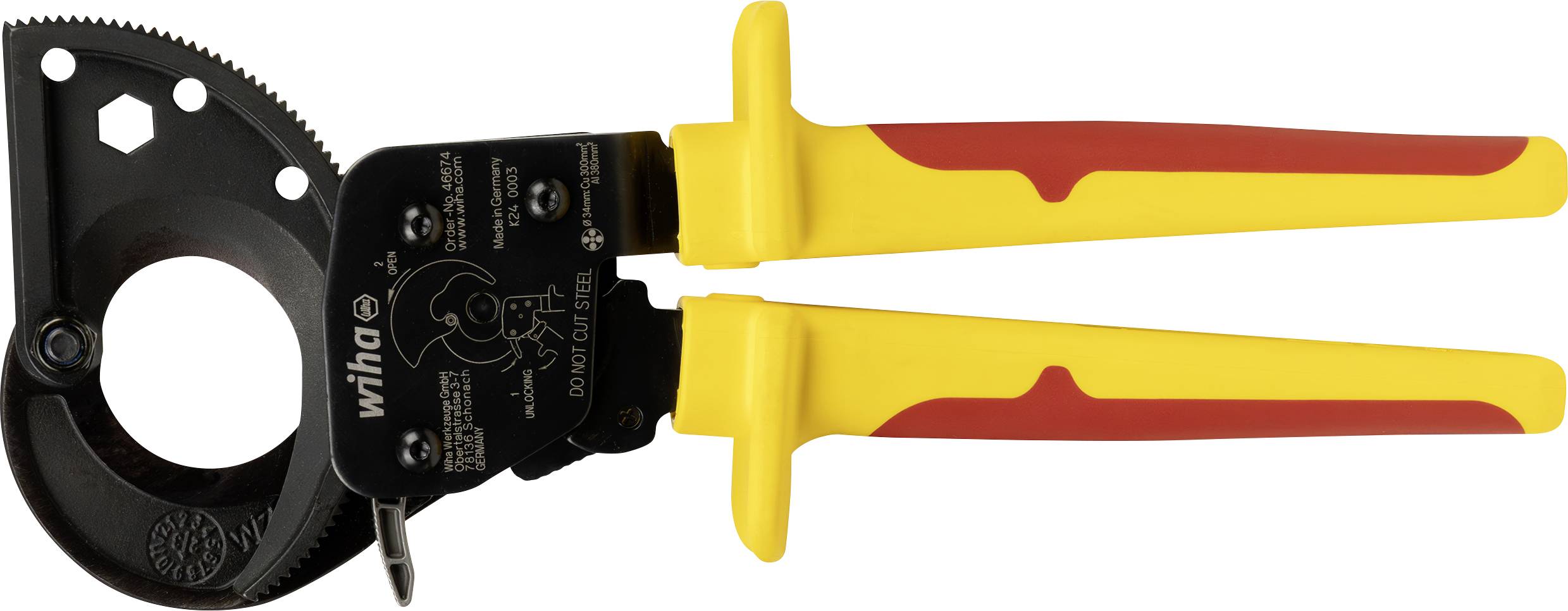 Кусачки для кабелів Wiha 46674 275 мм