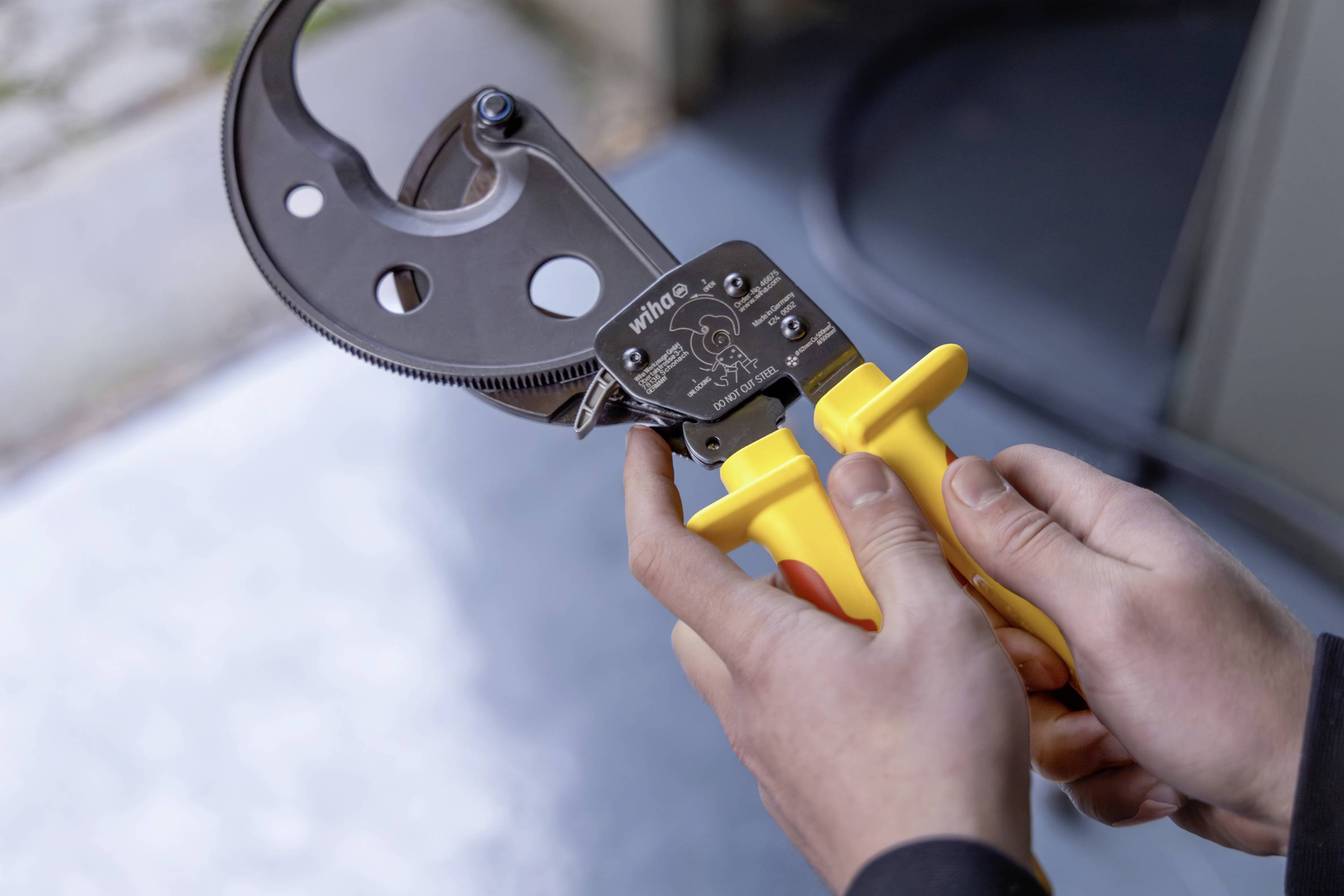 Obcinak do kabli Wiha 46675 300 mm-8