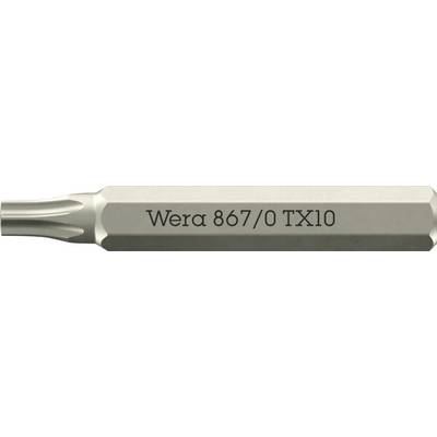 Wera 05058133001 867 Micro TORX® Bit Torx Końcówka wkrętaka: 1/4" (6,3 mm) Kształt końcówki: TORX TX 10 30 mm-0