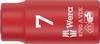 Wera 8790 A VDE 05005934001 zewnętrzny sześciokąt Nasadka izolowany 7 mm 1/4" 7 mm 1/4"