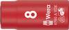 Wera 8790 A VDE 05005935001 zewnętrzny sześciokąt Nasadka izolowany 8 mm 8 mm 1/4"