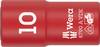 Wera 8790 A VDE 05005936001 zewnętrzny sześciokąt Nasadka izolowany 10 mm 10 mm 1/4"