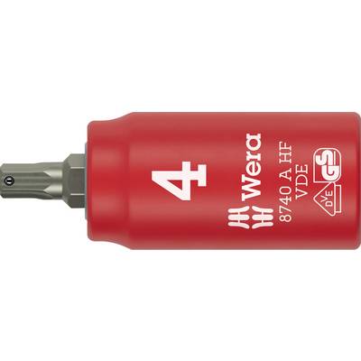 Wera 8740 A VDE HF 05005901001 wewnętrzny sześciokąt Nasadka funkcja hold 4 mm 1/4" 4 mm 1/4"-0