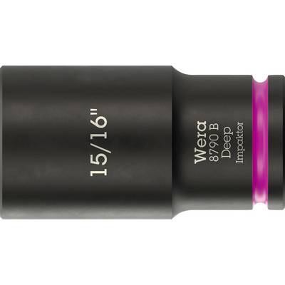 Wera 8790 B Impaktor Deep 05005575001 zewnętrzny sześciokąt Nasadka funkcja hold 15/16" 15/16" 3/8"-0