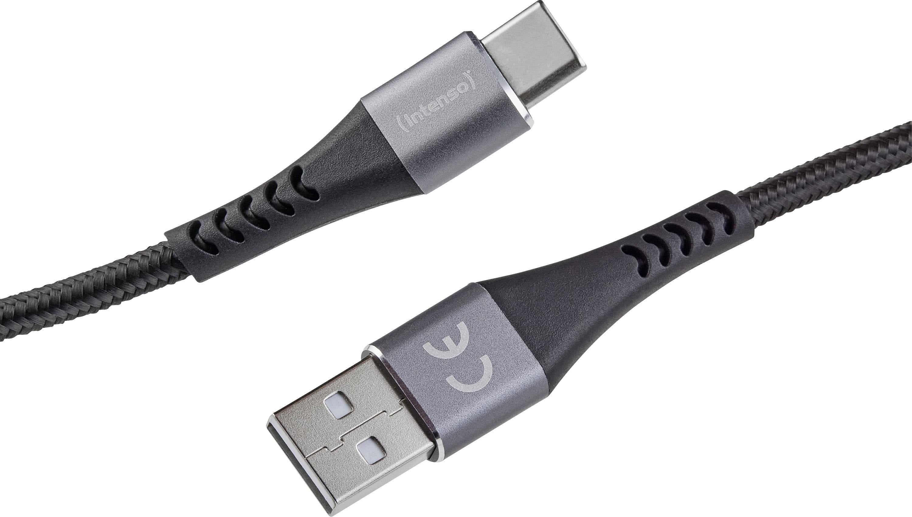 USB-кабель Intenso 1,5 м чорний 7901100