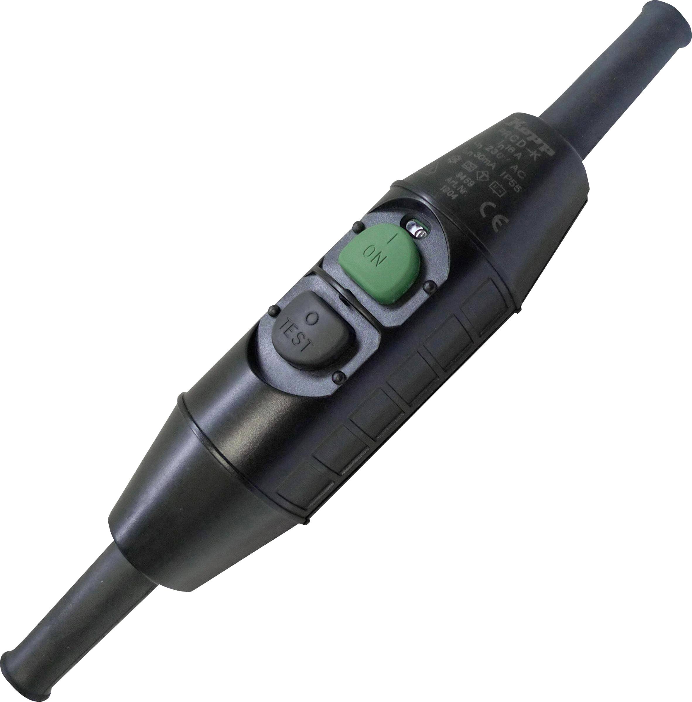 Kopp 190400015 Проміжний вимикач індивідуального захисту 230 В чорний IP55