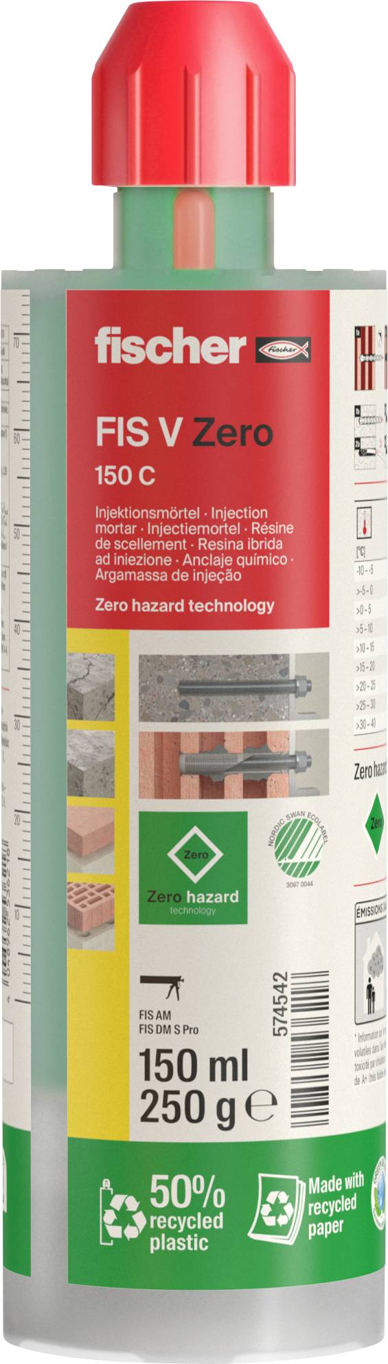 Ін'єкційний розчин Fischer 574542 FIS V Zero 150 C 1 шт.