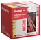 Pudełko kołków rozporowych 'fischer HybridPower 10x90 T' z nylonu, rozmiar 10 mm, nośność do 462 kg. Zawiera 10 kołków, klasa ognioodporności R 120.