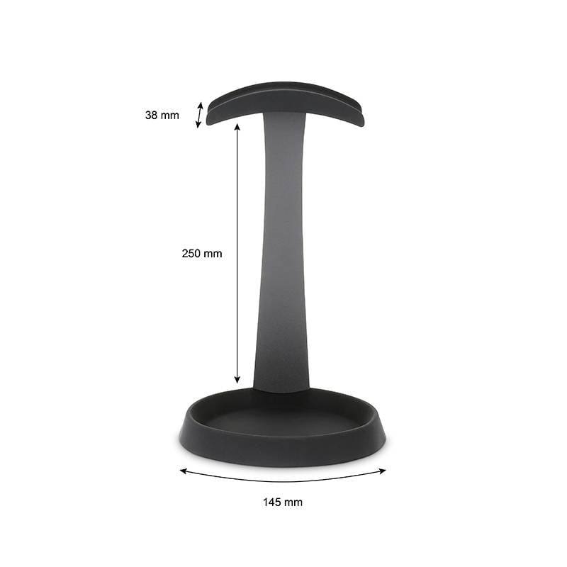 Підставка для навушників Dynavox чорного кольору