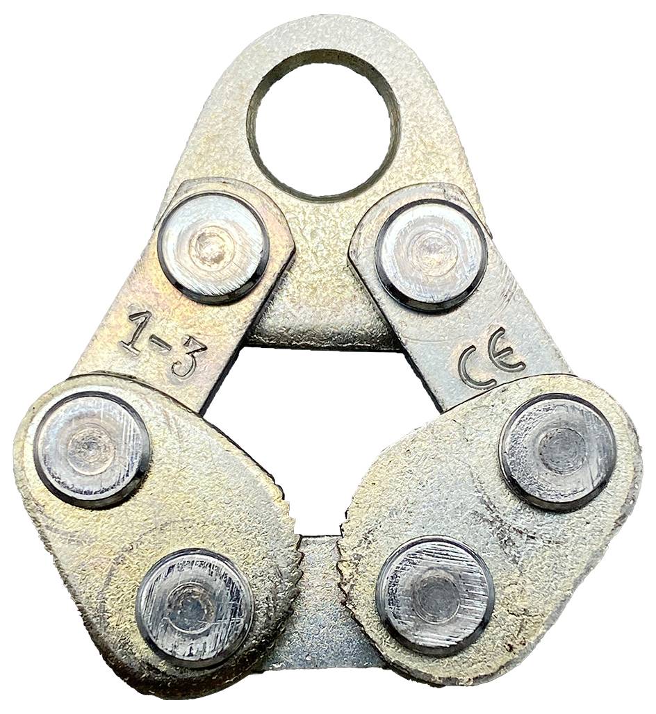 Універсальний затискач-жабка 200 кг, 1-3 мм Berger & Schröter 12009 (Д x Ш) 65 мм x 45 мм