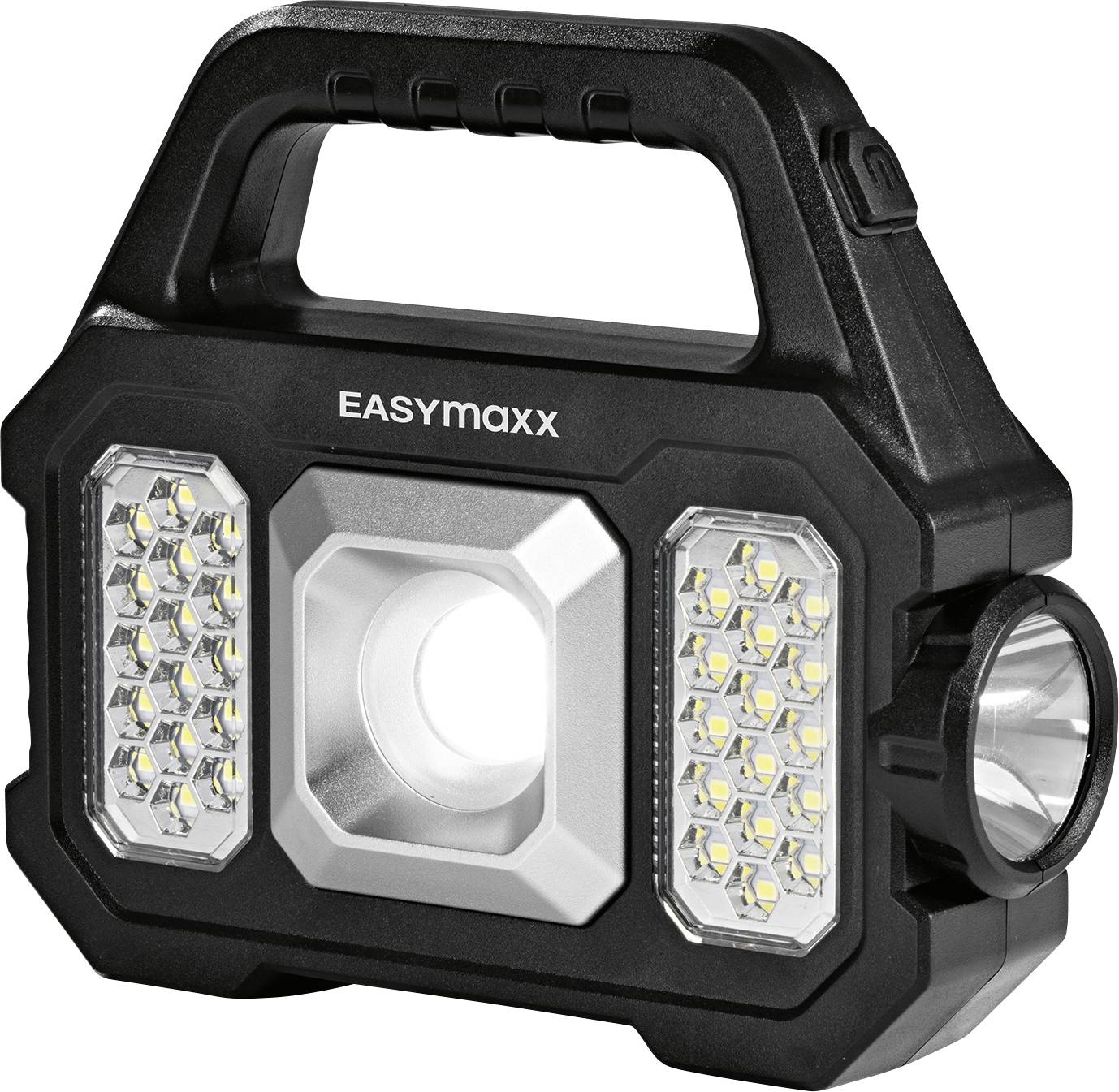 Робочий ліхтар easymaxx 12899 LED, COB LED, акумуляторний, із сонячним живленням