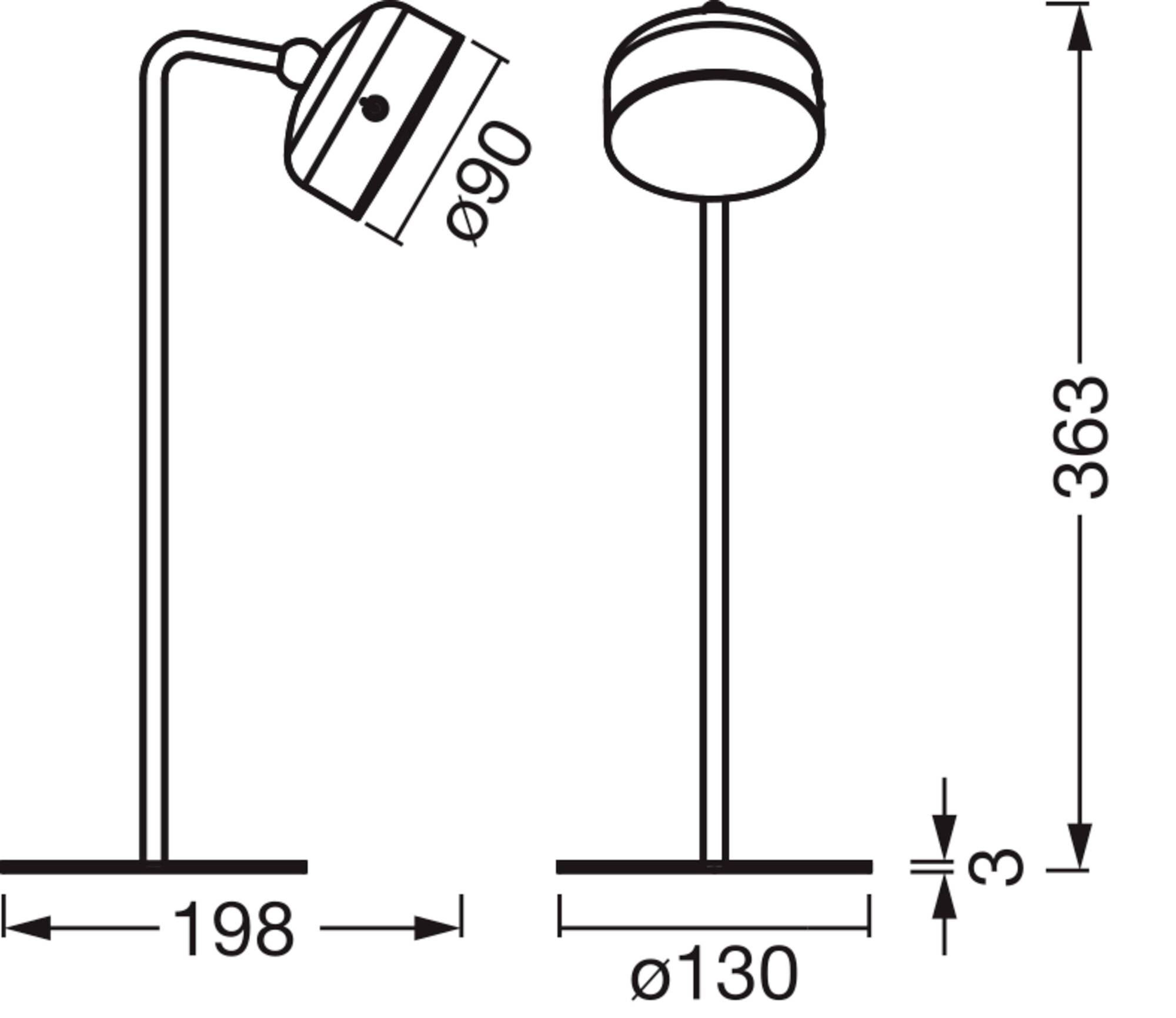 Kinkiet OSRAM HOMELIGHTING DECOR HELPER GADGET 830 USB Black 4058075849242 1.80 W czarny-6