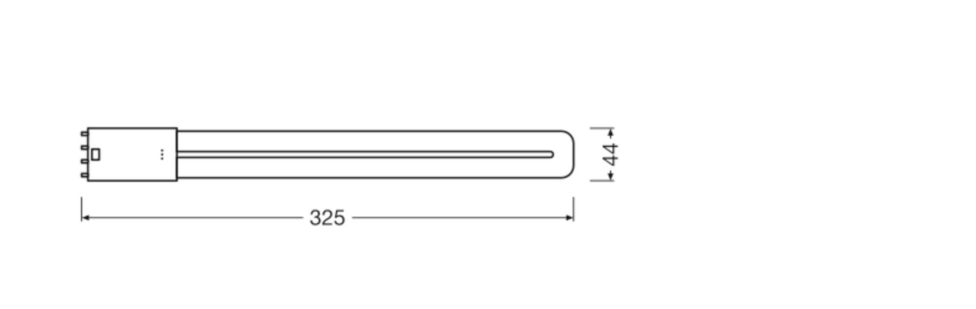 Світлодіодна трубчаста лампа OSRAM HOMELIGHTING 4099854501913 2G11 12 Вт денне світло біле 1 шт.