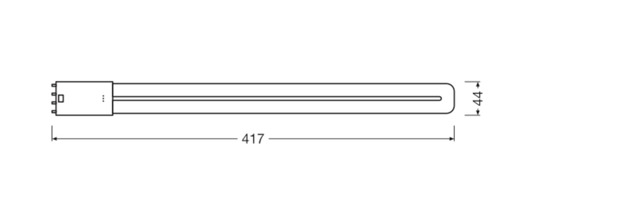 Світлодіодна трубчаста лампа OSRAM HOMELIGHTING 4099854501951 2G11 18 Вт денне світло біле 1 шт.