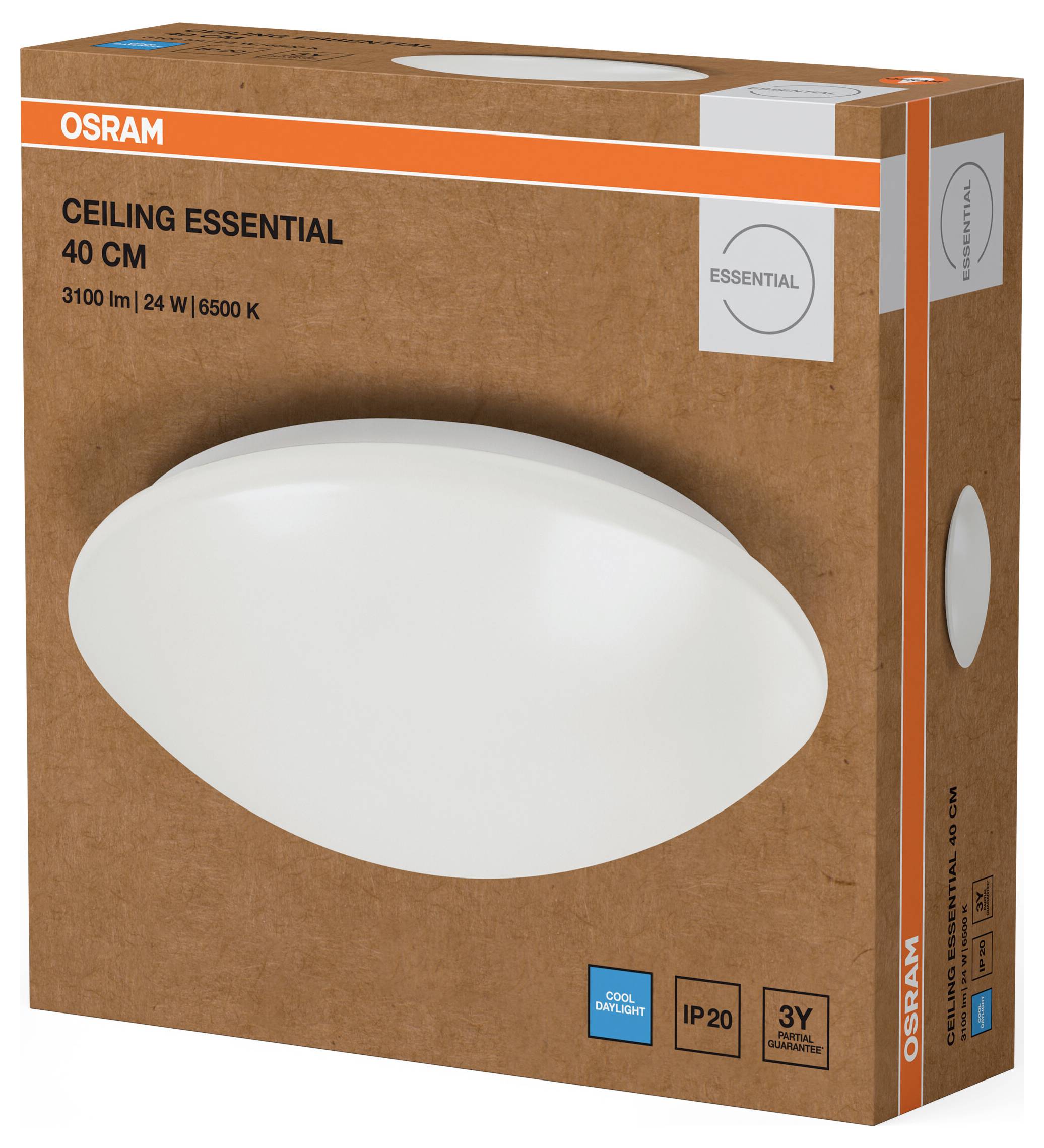 Стельова лампа OSRAM HOMELIGHTING Essential 400 мм 24 Вт 6500K 4099854445453 24.00 Вт IP20