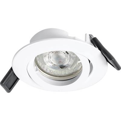 Lampa sufitowa LED OSRAM HOMELIGHTING Spotlight Recess Set Incl. Osram LED 4.3W GU10 White 4099854444494 4.30 W-0