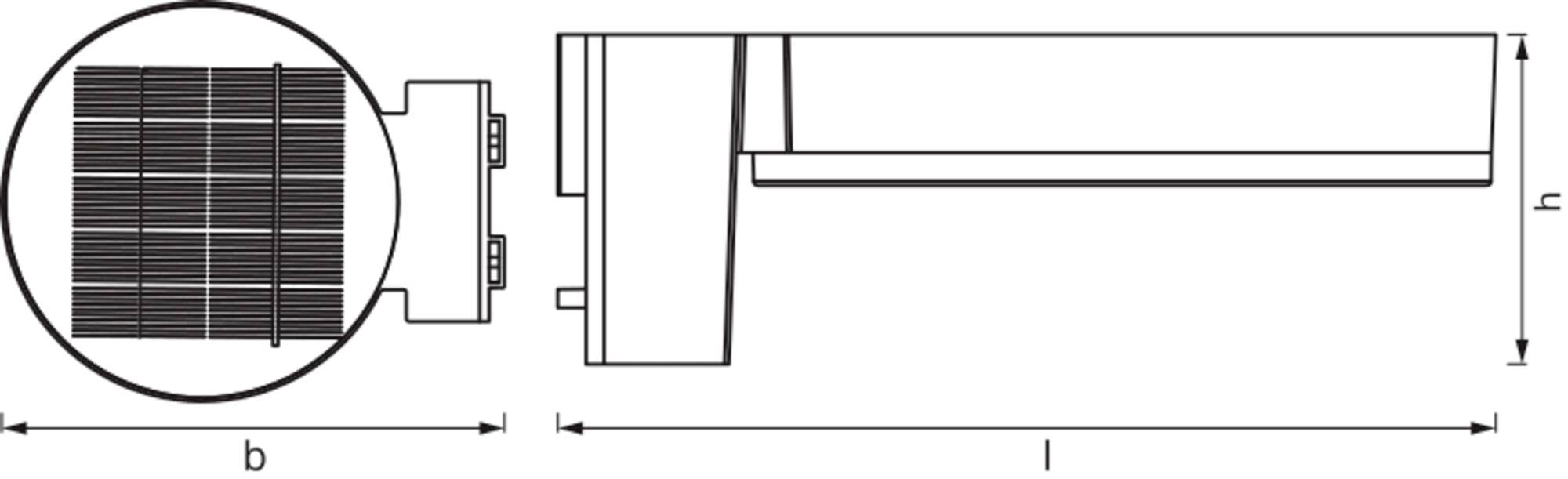 Zewnętrzna lampa ścienna OSRAM HOMELIGHTING ENDURA Style Solar Wall Sensor Single Circle 6W Black 4099854455568-3