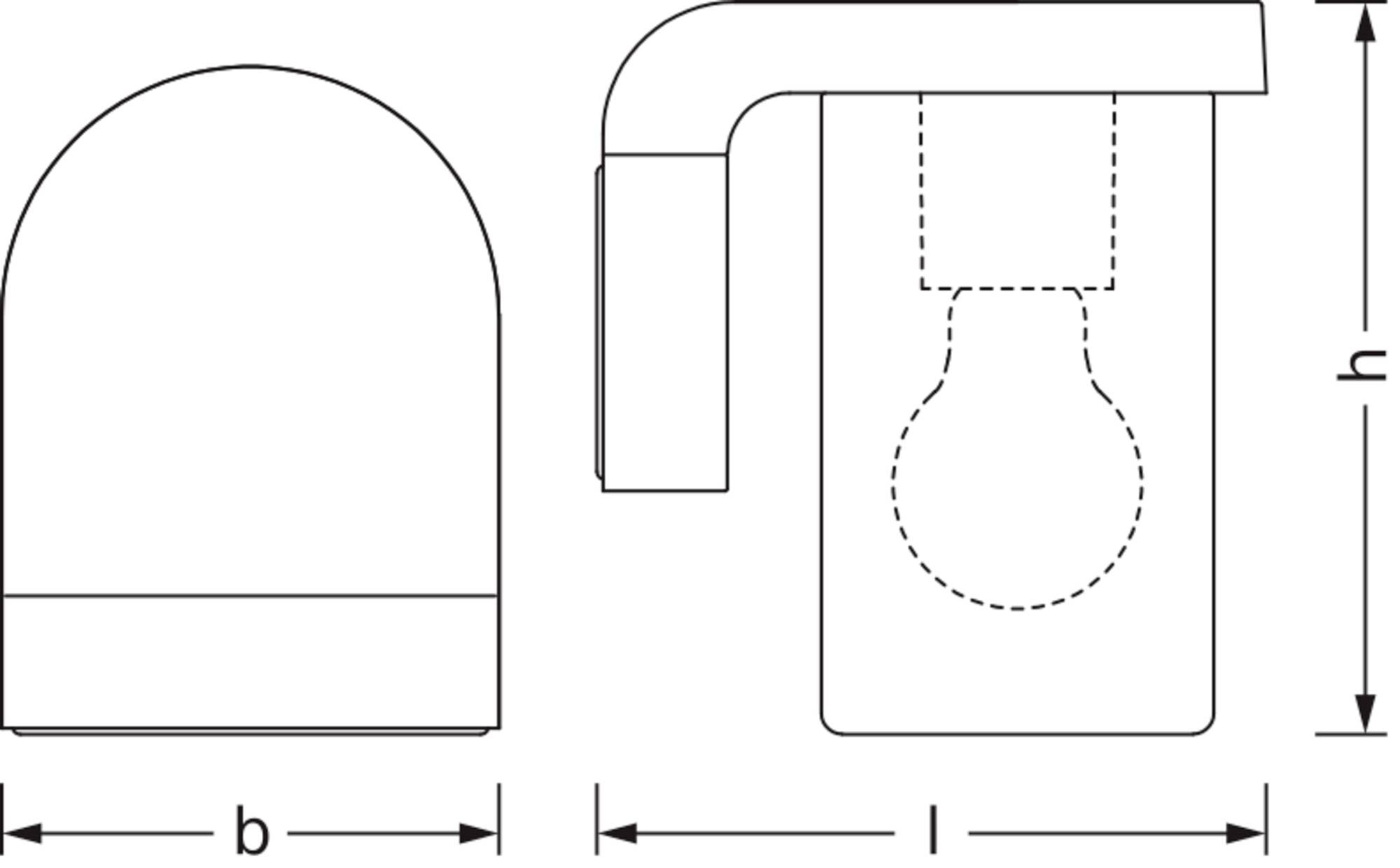 Zewnętrzna lampa ścienna OSRAM HOMELIGHTING ENDURA Classic Cascade Wall E27 Amber 4099854461224-3