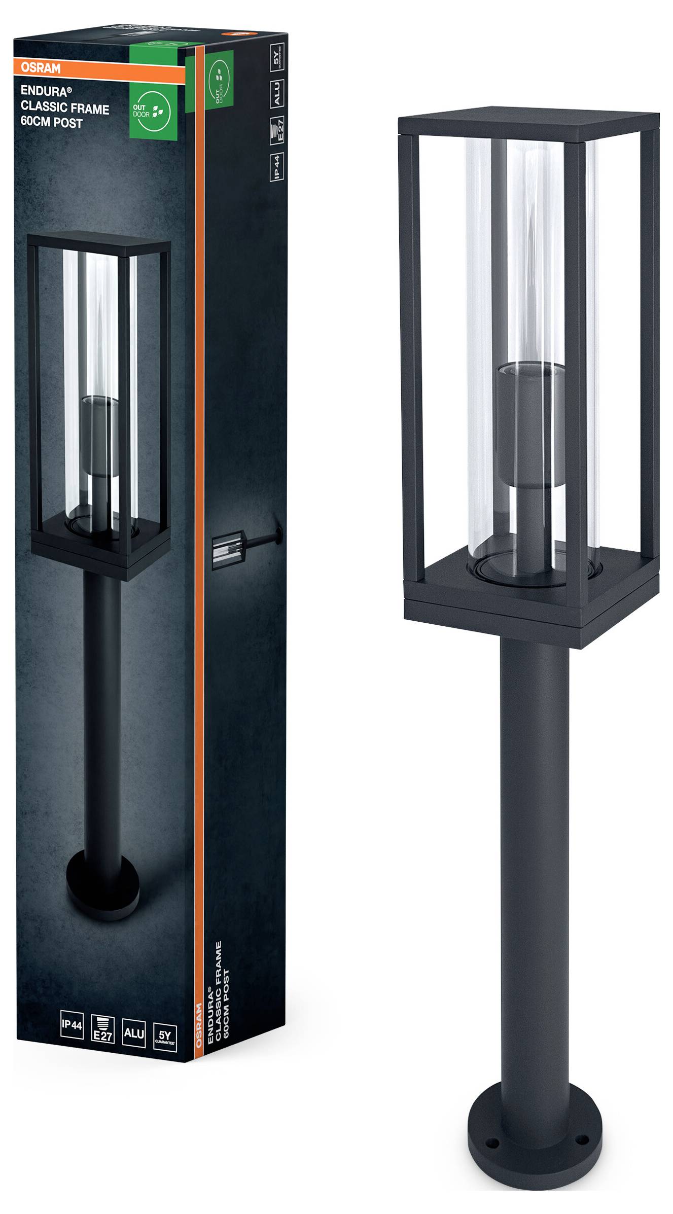 Настінний світильник OSRAM HOMELIGHTING ENDURA Classic Frame 60 см, E27, зовнішній, 4099854452024