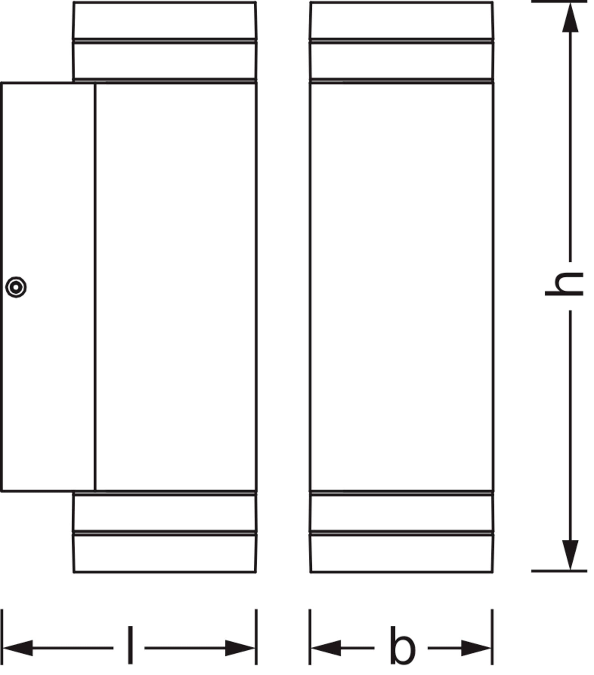 Zewnętrzna lampa ścienna OSRAM HOMELIGHTING ENDURA Classic Beam Gap Wall UpDown GU10 4099854451980-3