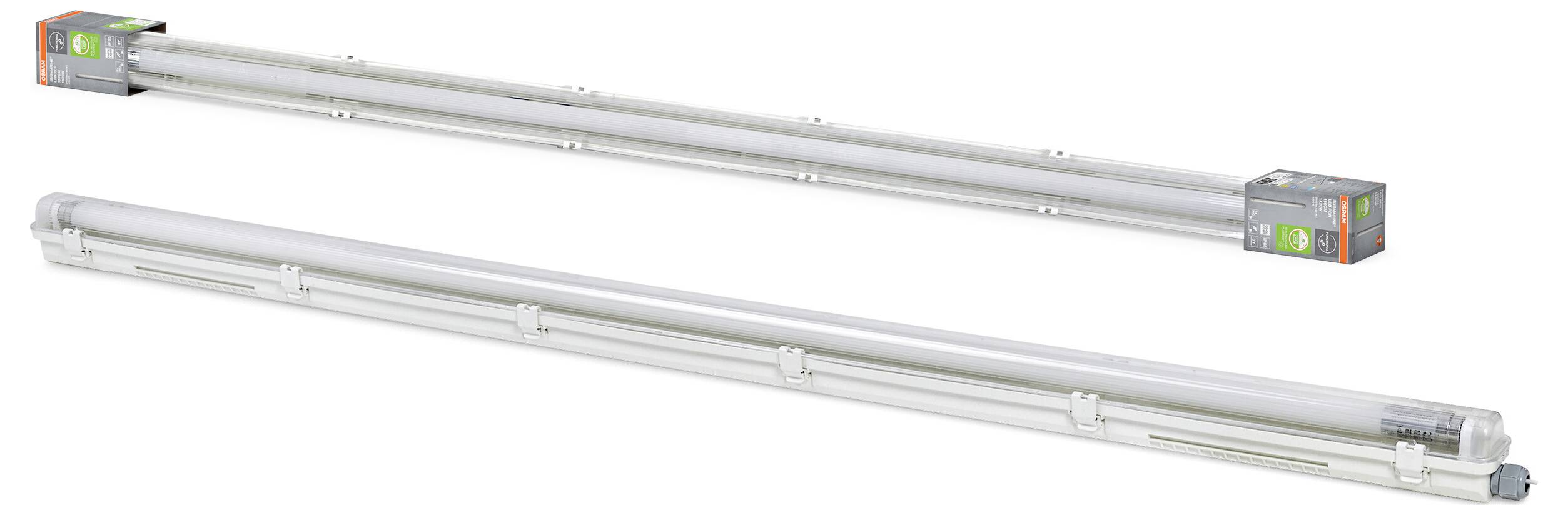 Lampa LED do wilgotnych pomieszczeń OSRAM HOMELIGHTING Submarine Recycled Plastic 150 1 X 20W 840 G13 T8 4099854462573-1
