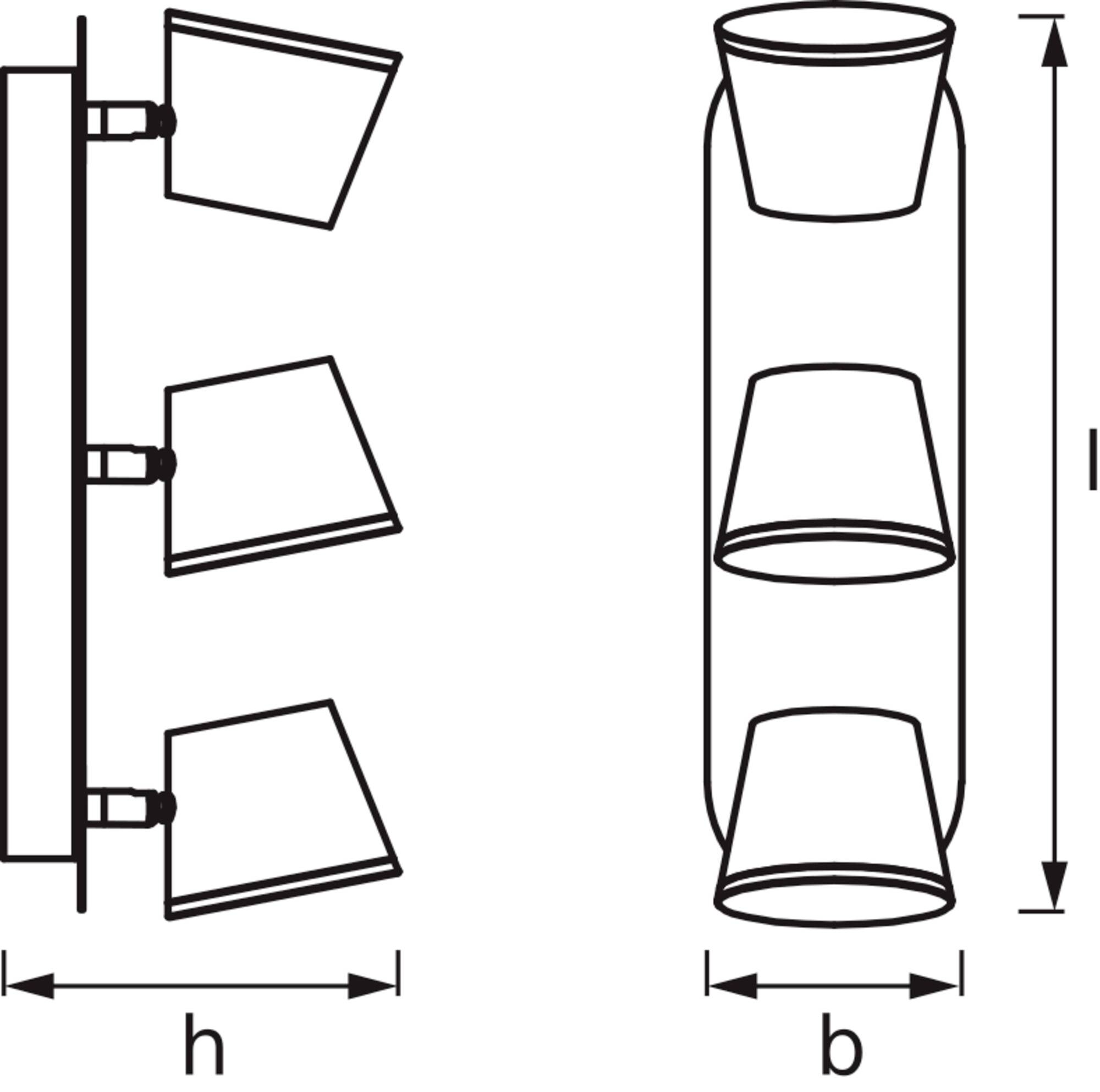 Zewnętrzna lampa ścienna OSRAM HOMELIGHTING LED Spot 3 x 7W IP44 Click-CCT 4099854455087-3